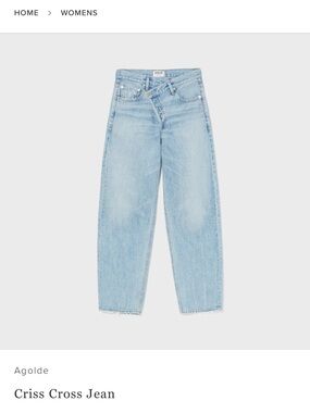 Agolde Criss Cross Jeans